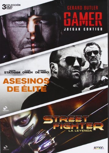 Pack: Gamer + Street Fighter + Asesinos De ??lite (Import Movie) (European Format - Zone 2) (2013) Gerald Bu