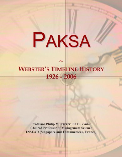 Paksa: Webster's Timeline History, 1926 - 2006