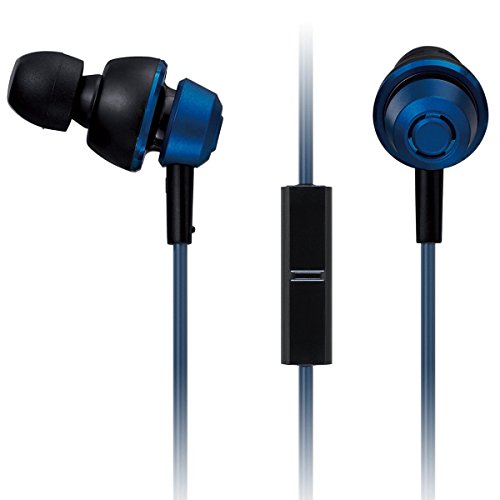Panasonic reduce los auriculares estéreo premium en la oreja360 ° con micrófono + controlador RP-HJX6M-S (plata metalizada) con funda de viaje, potente bajo