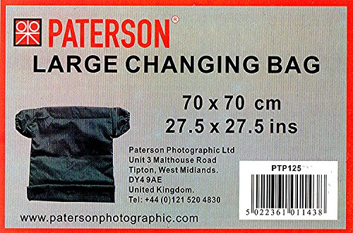 Paterson PTP125 - Bolsa para Cambio de película, Color Negro