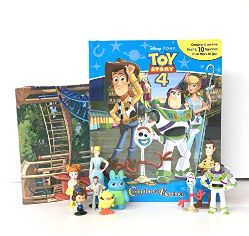 Phidal Pixar Disney Toy Story - Juego de 4 Cuentas y Figuras francesas, Multicolor