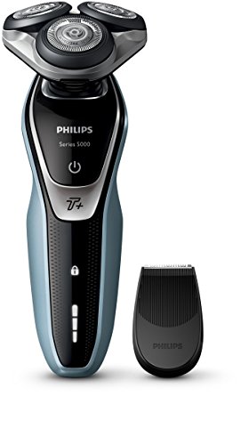 Philips SHAVER Series 5000 - Afeitadora (Rotation shaver, Negro, Plata, Batería, Ión de litio, Integrado, 50 min)
