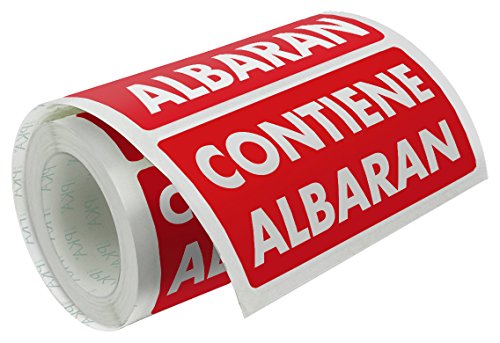 PKA 16410 - Rollo con 200 etiquetas"Contiene Albarán"