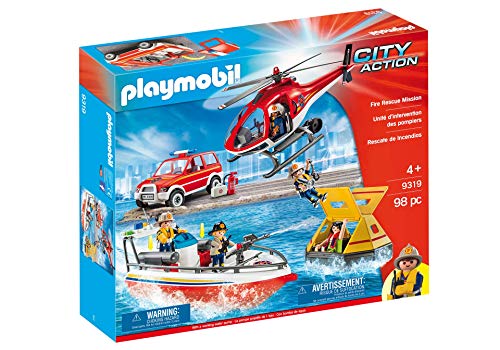 Playmobil - Set Rescate De Incendios (9319)
