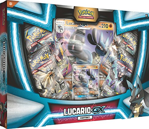 Pokemon Lucario-GX, POSLLUC01, cartas coleccionables