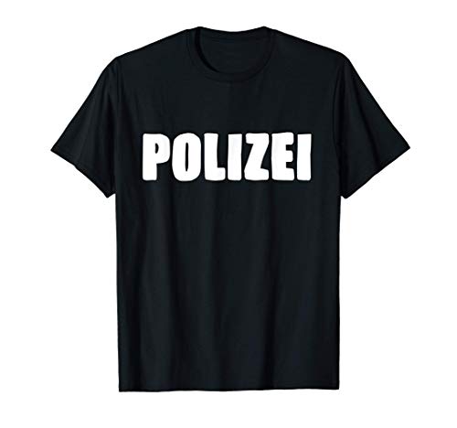 Polizei Design Oficial de policía alemán Camiseta