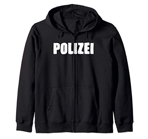 Polizei Design Oficial de policía alemán Sudadera con Capucha