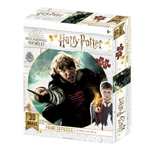 Prime 3D-Redstring-Puzzle lenticular Harry Potter Ron Weasley Batalla 300 Piezas (Efecto 3D)