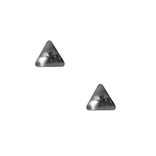 Primera pendiente de acero quirúrgico estériles pendientes con triángulo 4 mm Primera pendiente de acero quirúrgico estériles pendientes con triángulo 4 mm