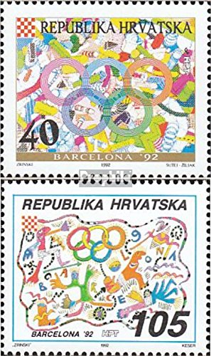 Prophila Collection Croacia 203-204 (Completa.edición.) 1992 olímpicos. Juegos de Verano (Sellos para los coleccionistas) Juegos Olímpicos