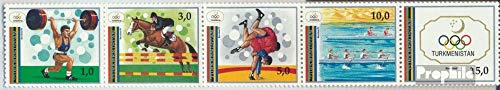 Prophila Collection Turkmenistán 15-19 Banda de Cinco (Completa.edición.) 1992 olímpicos Juegos de Verano 92 (Sellos para los coleccionistas) Juegos Olímpicos