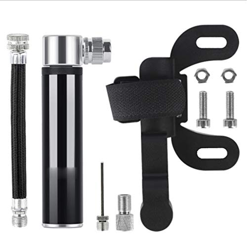 Pubiao Mini Bomba de Bicicleta Manual de Bicicleta de 120 PSI Bombas de Inflado Rápido Montadas en el Marco para Bicicletas de Montaña/Moto/Pelotas válvulas Presta y Schrader Pubiao Mini Bomba de Bicicleta Manual de Bicicleta de 120 PSI Bombas de Inflado Rápido Montadas en el Marco para Bicicletas de Montaña/Moto/Pelotas válvulas Presta y Schrader