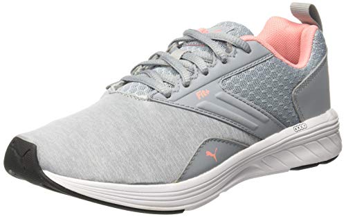 PUMA Nrgy Comet, Zapatillas de Cross Unisex Adulto, Gris (Quarry-Soft Fluo Peach), 36 EU