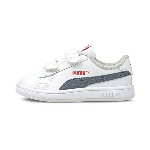 Puma Smash V2 L V INF, Zapatillas, White/Flint Stone, 27 EU