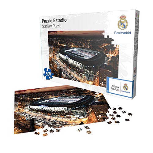 Puzle de 500 Piezas del Santiago Bernabéu - Real Madrid CF - Rompecabezas (Producto Oficial Licenciado)