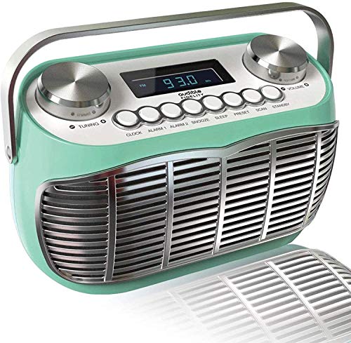 Radio Vintage FM con Despertador, Pantalla LCD, Transistor Radio Retro de Sobremesa Radio Vintage FM con Despertador, Pantalla LCD, Transistor Radio Retro de Sobremesa
