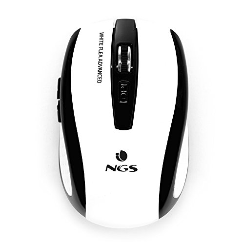Ratón portátil NGS White Flea Advanced Ratón portátil NGS White Flea Advanced