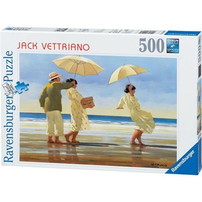 Ravensburger - Jack Vettriano, Picnic Party, Puzzle de 500 Piezas (14128 9)