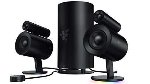 Razer Nommo Pro: Thx Certified Premium Audio Sistema de Altavoces para Juegos, Sonido Envolvente Dolby Virtual, Negro, Talla Única