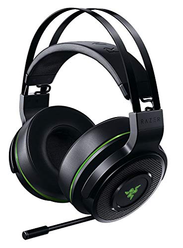 Razer Thresher para Xbox One y Xbox Serie X / S Auriculares Inalámbricos para juegos, 16 horas de duración de la batería,controlador de 50 mm,Windows Sonic,almohadillas de cuero sintético, Plateado Razer Thresher para Xbox One y Xbox Serie X / S Auriculares Inalámbricos para juegos, 16 horas de duración de la batería,controlador de 50 mm,Windows Sonic,almohadillas de cuero sintético, Plateado