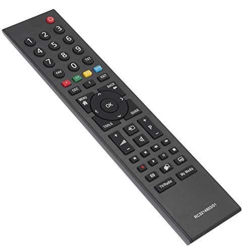 RC3214803/01 Mando a Distancia de Repuesto - VINABTY Reemplace Control Remoto por GRUNDIG TV 28VLE5401BG 22VLE4400BM 22VLE4520BF 32VLE4400BM 32GHB5603 22VLE522BG 40VLE5524BG 48VLE5421BG 43VLE5523BN