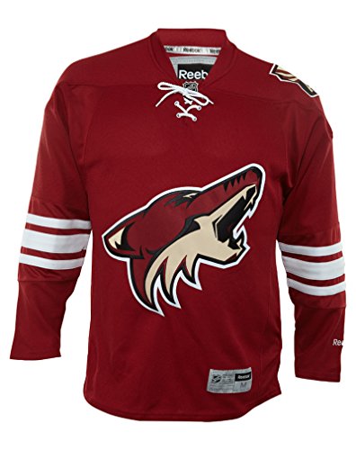 Reebok Camiseta de hockey sobre hielo NHL Premier Arizona Coyotes Borgoña Blank (L)