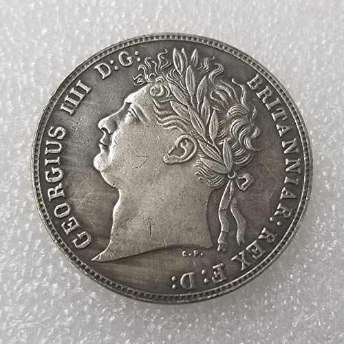 Reino Unido,Monedas Conmemorativas,Plateado,Colección,Alta Calidad,Nostálgico,1820,2 Piezas. Artesanía Fina/Plata/Paridad