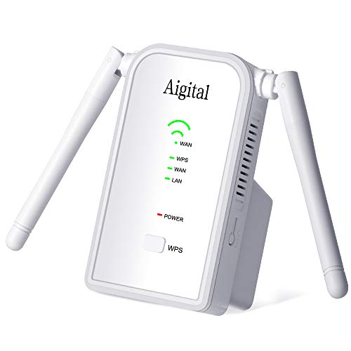 Repetidor de WiFi 300Mbps en 2.4GHz WiFi Extensor Amplificador Largo Alcance Modo Punto de Acceso/Repeater/Router con on 2 Antenas Externo, Puerto Ethernet, Botón WPS y Fácil de configurar Repetidor de WiFi 300Mbps en 2.4GHz WiFi Extensor Amplificador Largo Alcance Modo Punto de Acceso/Repeater/Router con on 2 Antenas Externo, Puerto Ethernet, Botón WPS y Fácil de configurar