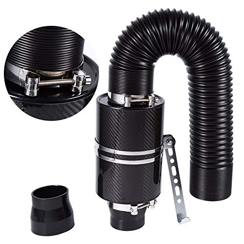 Reunion 1 Set de vagones de 3 Pulgadas de Fibra de Carbono del Aire frío del Filtro Consumo de Alimento Cerrado Inducción Tubo Manguera Kit Universal Reunion 1 Set de vagones de 3 Pulgadas de Fibra de Carbono del Aire frío del Filtro Consumo de Alimento Cerrado Inducción Tubo Manguera Kit Universal