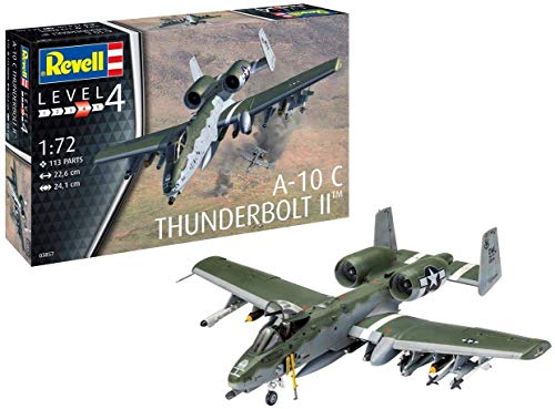 Revell 03857 - Maqueta de avión A-10 A/C Thunderbolt II (sin lacar)