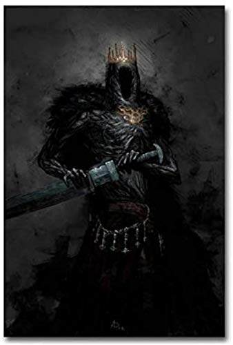 Rzhss Póster Dark Souls 1 2 3 Art Poster Print Game Picture Para Decoración De Pared -50X70Cmx1 Sin Marco