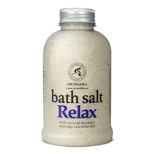 Sales de Baño Relajantes 600g - con Aceite Esencial de Lavanda y Salvia - Poseen Propiedades Beneficiosas para Lograr Un Buen Descanso y Reducir el Estrés - Cuidado Corporal - Baños Relajante Sales de Baño Relajantes 600g - con Aceite Esencial de Lavanda y Salvia - Poseen Propiedades Beneficiosas para Lograr Un Buen Descanso y Reducir el Estrés - Cuidado Corporal - Baños Relajante
