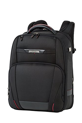 Samsonite PRO-DLX 5 - Backpack Expandable for 15.6'' Laptop 21/26L, 1.4 KG Mochila tipo casual, 44 cm, 21 liters, Negro (Black)