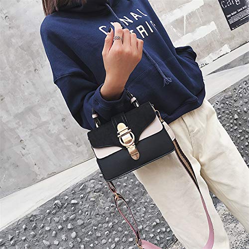 SAN-HAI - Bolsos de alta calidad para mujer, diseño de bolsos de señora, bolsas de hombro SAN-HAI (color: negro, tamaño: regalo) SAN-HAI - Bolsos de alta calidad para mujer, diseño de bolsos de señora, bolsas de hombro SAN-HAI (color: negro, tamaño: regalo)