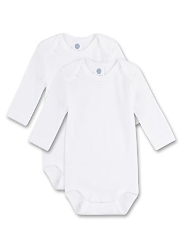 Sanetta - Body para bebé, Color Blanco 010, Talla recién Nacido (50)