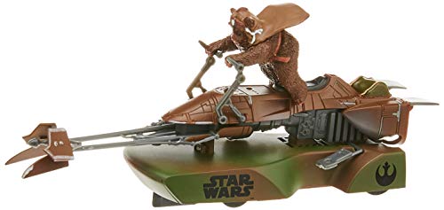 Scalextric C3299 Star Wars - Figura Ewok de Star Wars con vehículo Speeder Bike