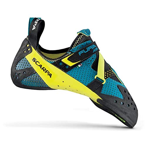 SCARPA Furia Air - Zapatillas de escalada (41 unidades), color azul y amarillo SCARPA Furia Air - Zapatillas de escalada (41 unidades), color azul y amarillo