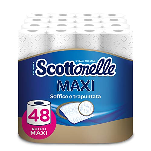 Scottonelle Maxi Argan - Papel higiénico (48 rollos)