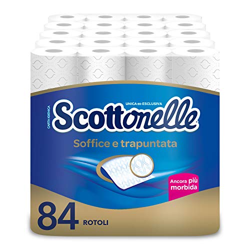 Scottonelle - Papel higiénico suave y acolchado 84 Unità