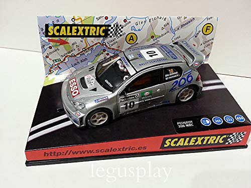 SCX Slot Scalextric 6064 Compatible Peugeot 206 WRC V Open de España 2001 Nº10