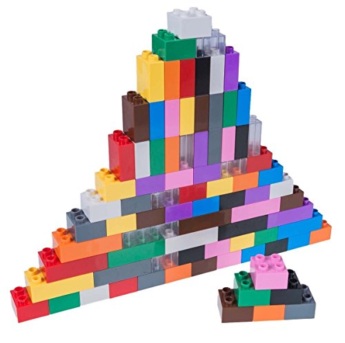 Set n.° 1 de Ladrillos Big Briks para Construir - 84 Piezas - Compatible con Todas Las Grandes Marcas - Tacos Grandes - Negro, Azul, marrón, Transparente, Gris, Verde y Otros Set n.° 1 de Ladrillos Big Briks para Construir - 84 Piezas - Compatible con Todas Las Grandes Marcas - Tacos Grandes - Negro, Azul, marrón, Transparente, Gris, Verde y Otros