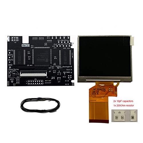 SHIZHI V3.1 Pantalla LCD Ajuste para Sega Game Gear Highlit Pantalla Completa VGA out Mod Resaltado LCD Ajustable Kits LCD Fit para la Consola Sega GG (Color : LCD Screen Kit) SHIZHI V3.1 Pantalla LCD Ajuste para Sega Game Gear Highlit Pantalla Completa VGA out Mod Resaltado LCD Ajustable Kits LCD Fit para la Consola Sega GG (Color : LCD Screen Kit)