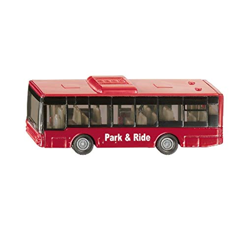 SIKU 1021, Autobús urbano, Metal/Plástico, Rojo, Versátil, Vehículo de juguete para niños