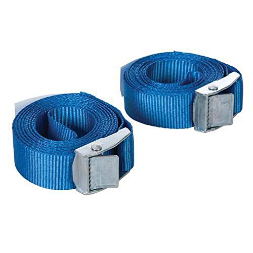 Silverline 449682 - Correas con hebilla, 25 mm x 2,5 m, 2 pzas (25 mm x 2,5 m)