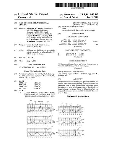 Slug control during thermal cycling: United States Patent 9861985 (English Edition)