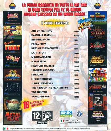Snk Arcade Classics Vol.1