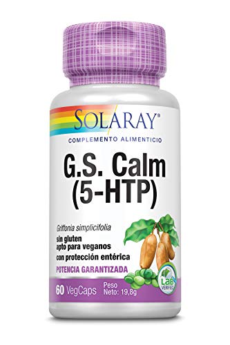 Solaray G.S. CALM 50 mg| 5-HTP | 60 VegCaps