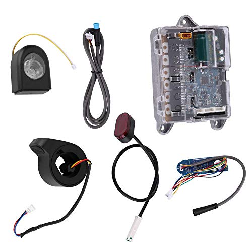 SolUptanisu Kit de Controlador para XIAOMI Scooter, Placa Base Placa de Bluetooth Faro Luz de Cola Acelerador Cable Kit de Reparación para Xiaomi Ninebot M365 Scooter Eléctrico Accesorios