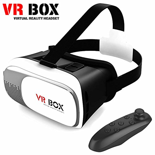 Sonic Audio® VR Box 2.0 – Gafas de realidad virtual 3D, cascos/auriculares/gafas para iPhone/Samsung/Smartphones, incluye mando Bluetooth 3.0 para juegos Sonic Audio® VR Box 2.0 – Gafas de realidad virtual 3D, cascos/auriculares/gafas para iPhone/Samsung/Smartphones, incluye mando Bluetooth 3.0 para juegos