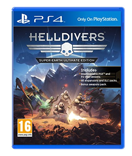 Sony Helldivers Super-Earth Ultimate, PS4 - Juego (PS4, PlayStation 4, Shooter, Arrowhead Game Studio, T (Teen), Básica + DLC, Sony)